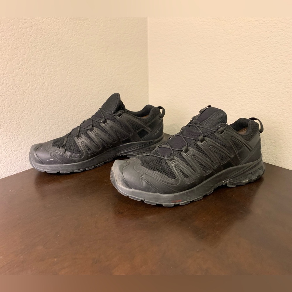 Salomon XA Pro 3D Shoes Triple Black Running Outdoor Quick Lace Men's Size 11.5